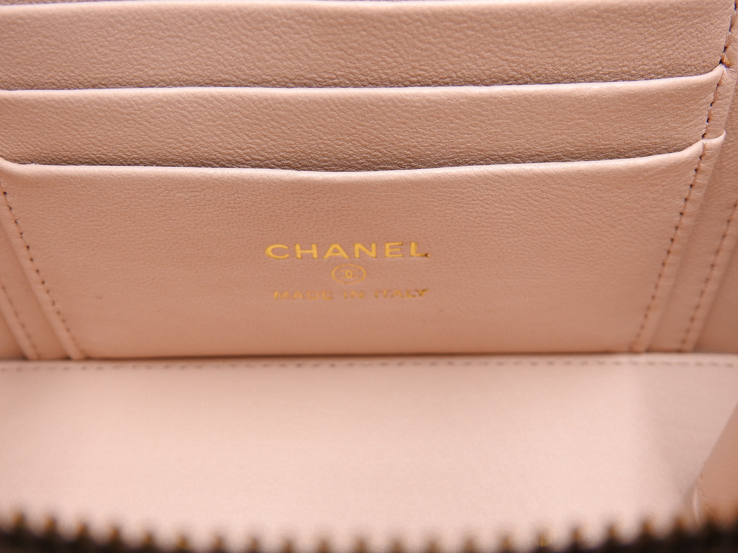 CHANEL CC Matelasse Top Handle 2way Small Chain Vanity Bag Lambskin Pink