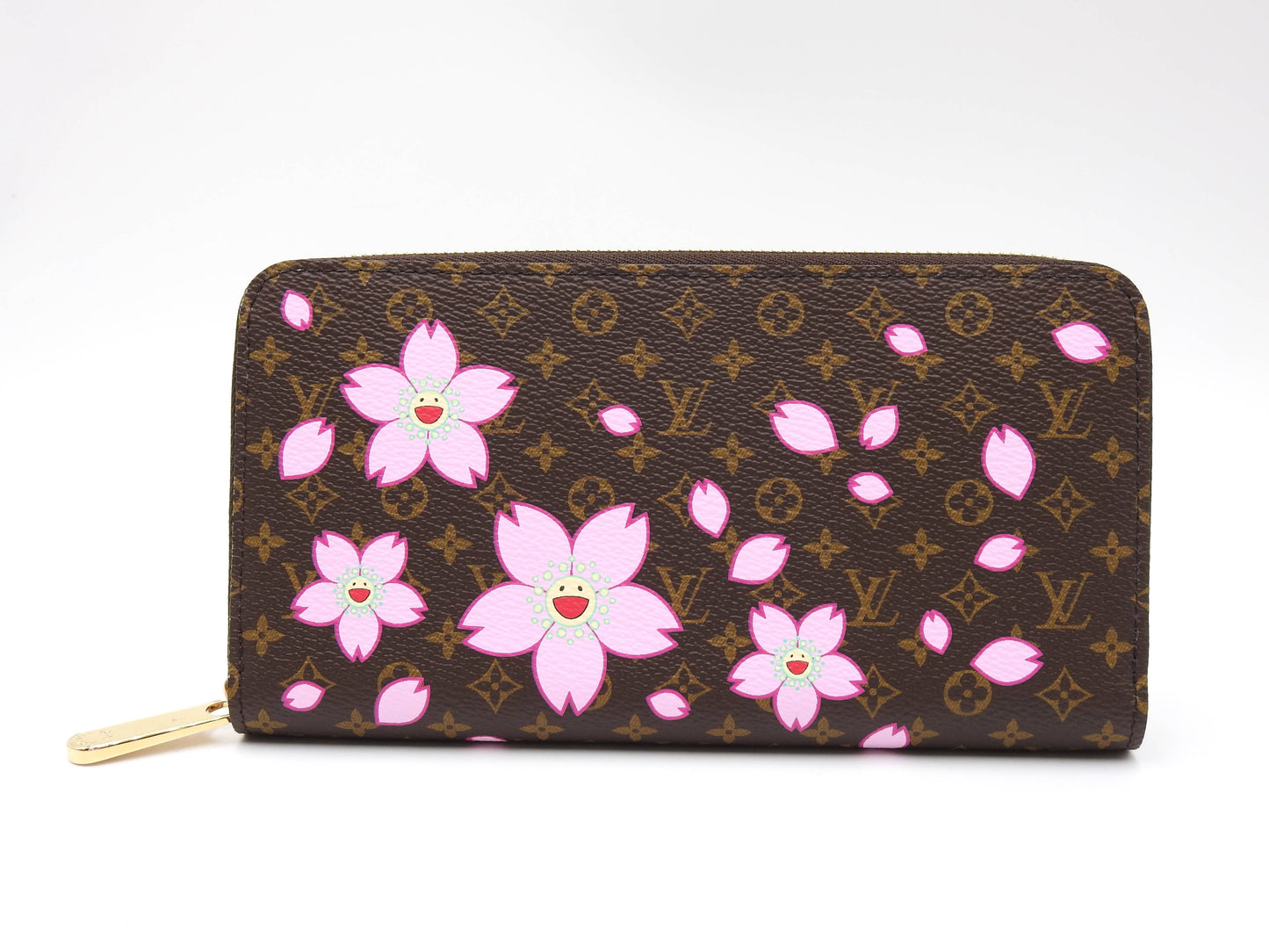 LOUIS VUITTON LV×TM Monogram Cherry Blossom Zippy Long Wallet M13433