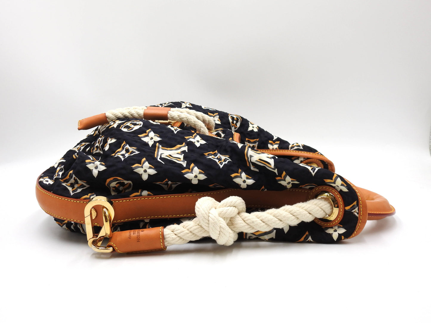 LOUIS VUITTON Bulle MM Shoulder Bag Monogram Marine Navy Nylon M40235