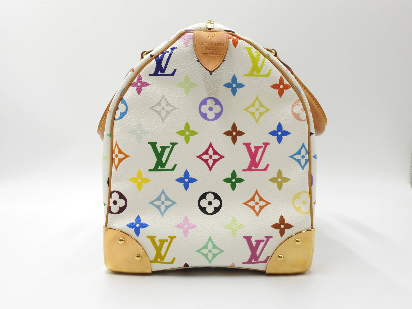 LOUIS VUITTON Speedy 30 Boston Hand Bag Multicolor Bron White M92643