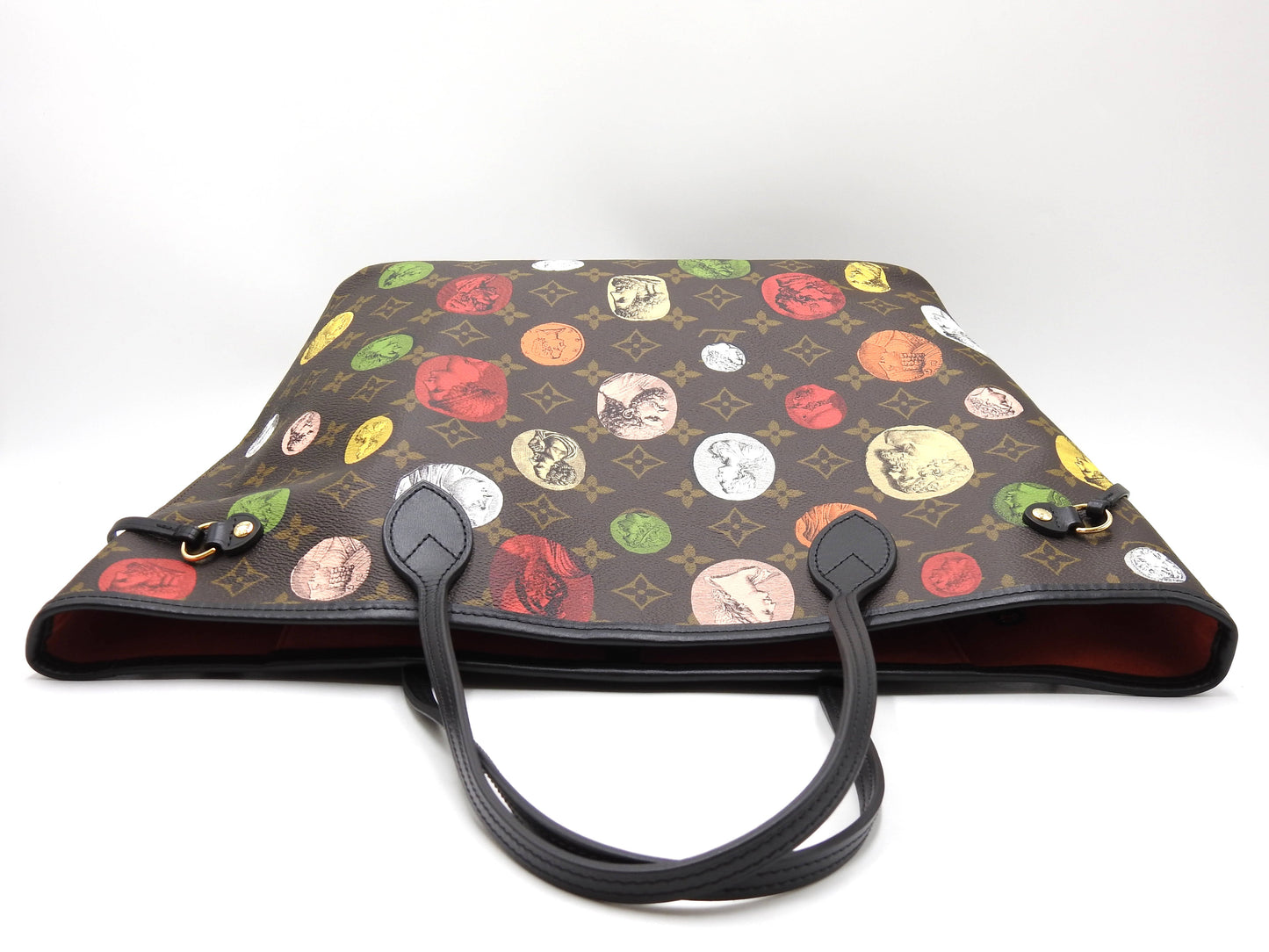 LOUIS VUITTON FORNASETTI Monogram Neverfull MM Shoulder Tote Bag M45923