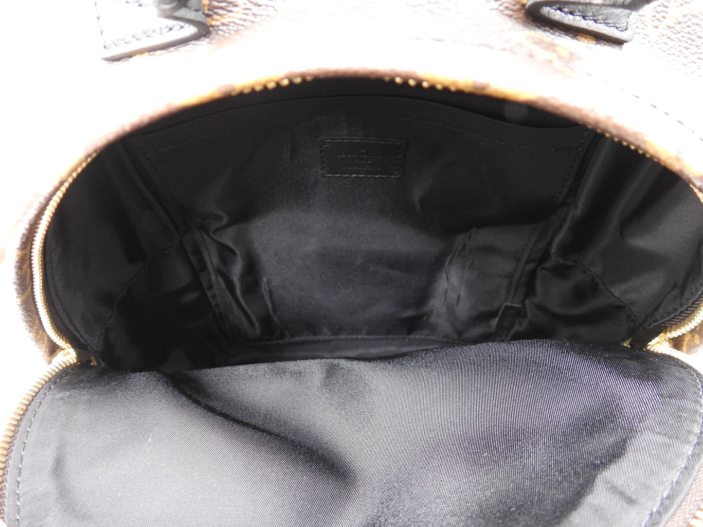 LOUIS VUITTON Monogram Reverse Palm Springs Backpack Bag PM M44870