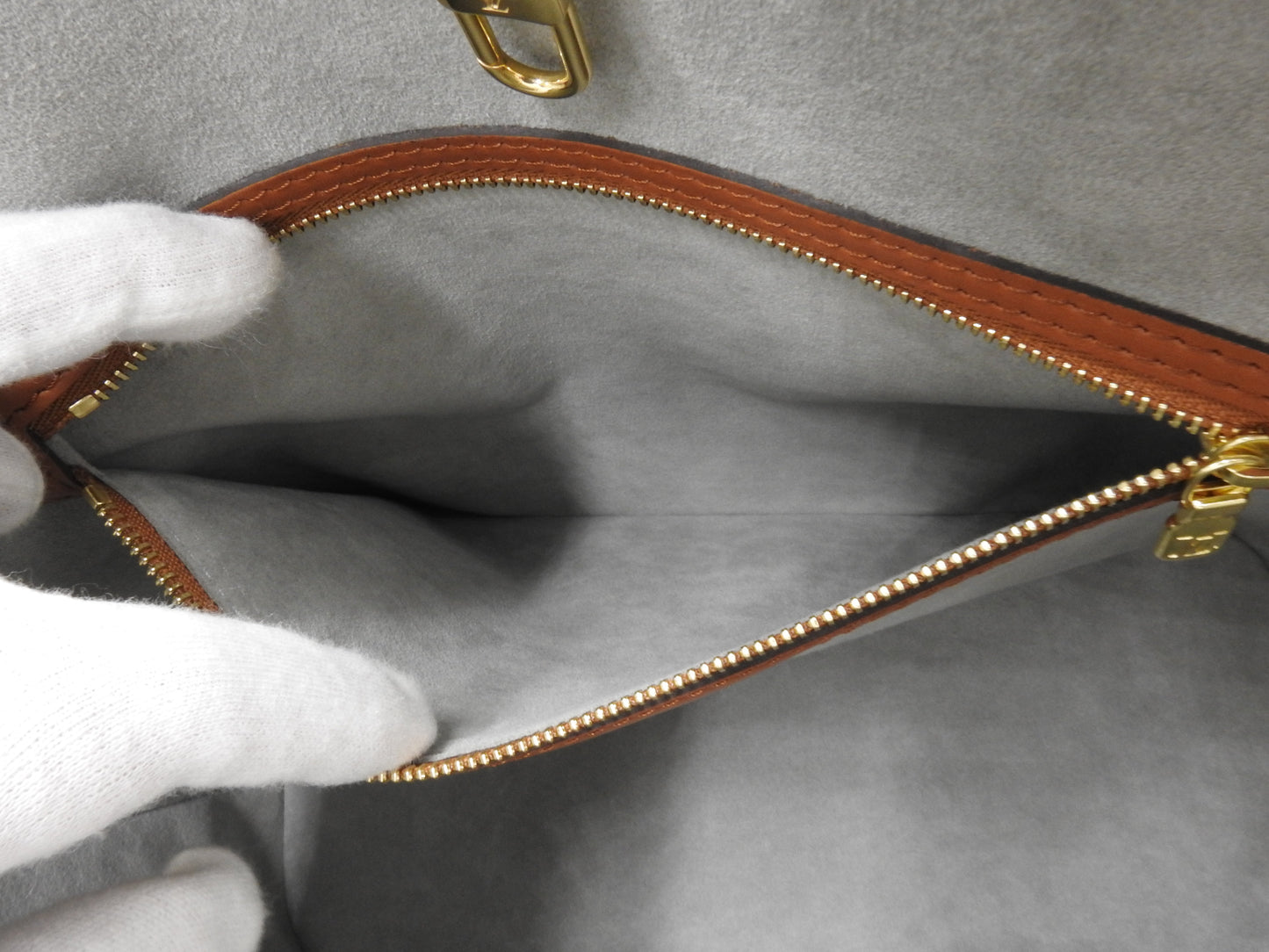 LOUIS VUITTONL LV Monogram Garden Neverfull MM Shoulder Bag Silver M21352