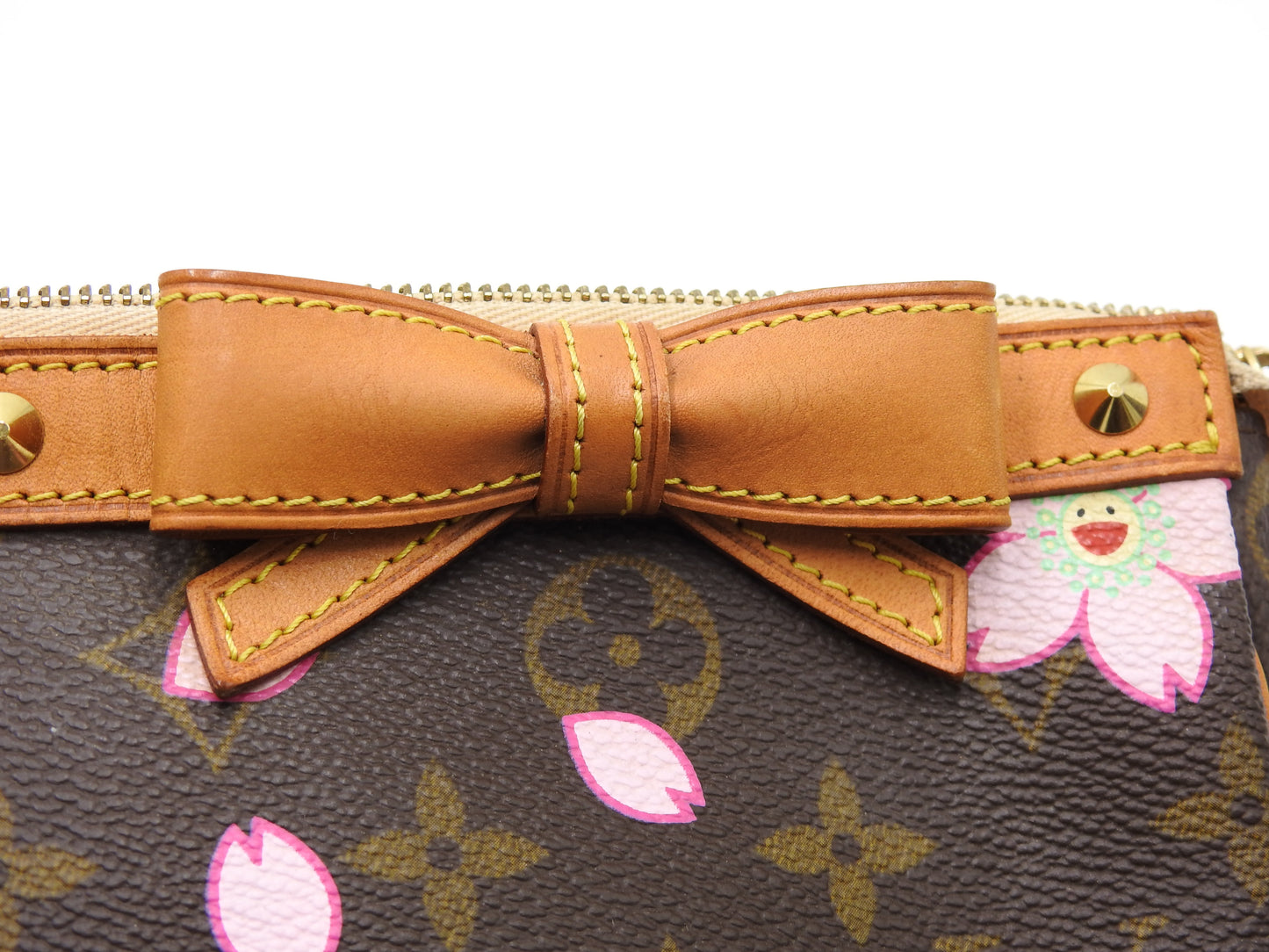 LOUIS VUITTON Monogram Cherry Blossom Pochette Accessories M92006