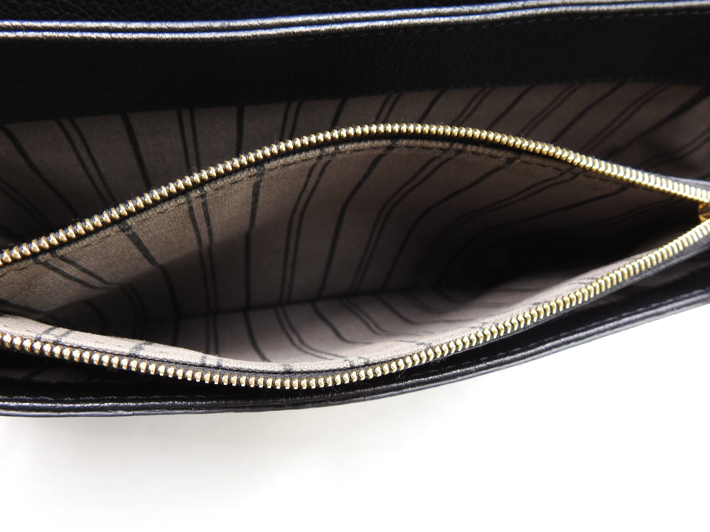 LOUIS VUITTON Fascinante Shoulder Bag Monogram Empreinte Black M94225