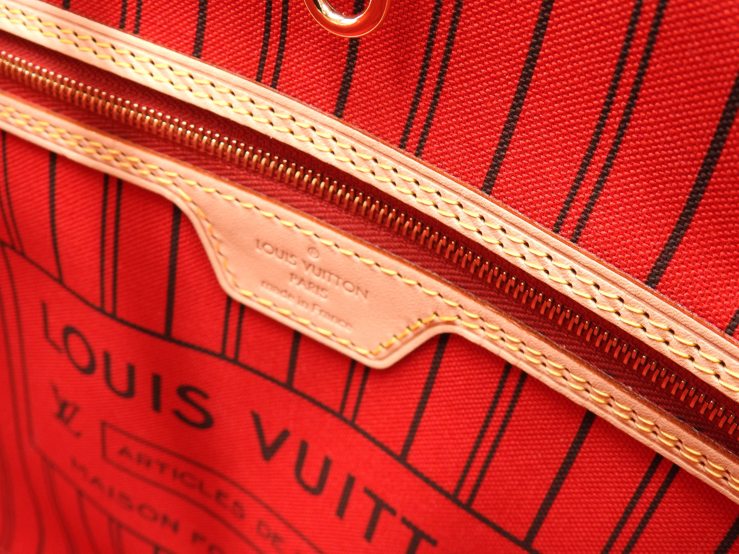 LOUIS VUITTON Neo Neverfull MM Monogram Cerise Shoulder Tote Bag M46987