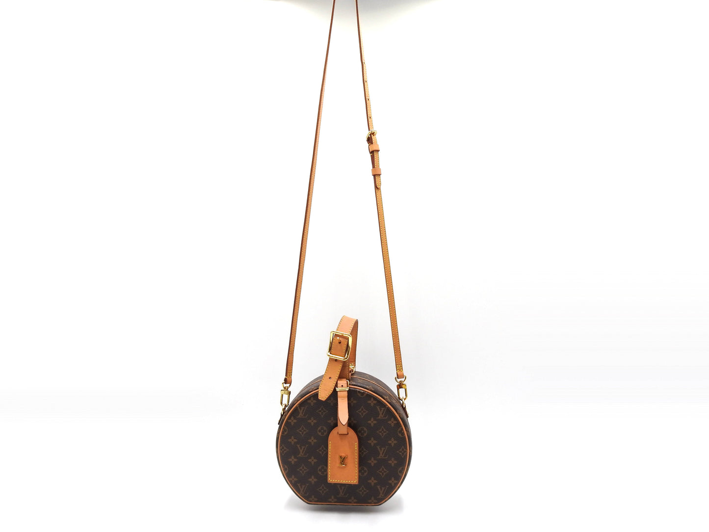 LOUIS VUITTON Petit Boite Chapeau Shoulder Hand Bag Monogram M43514