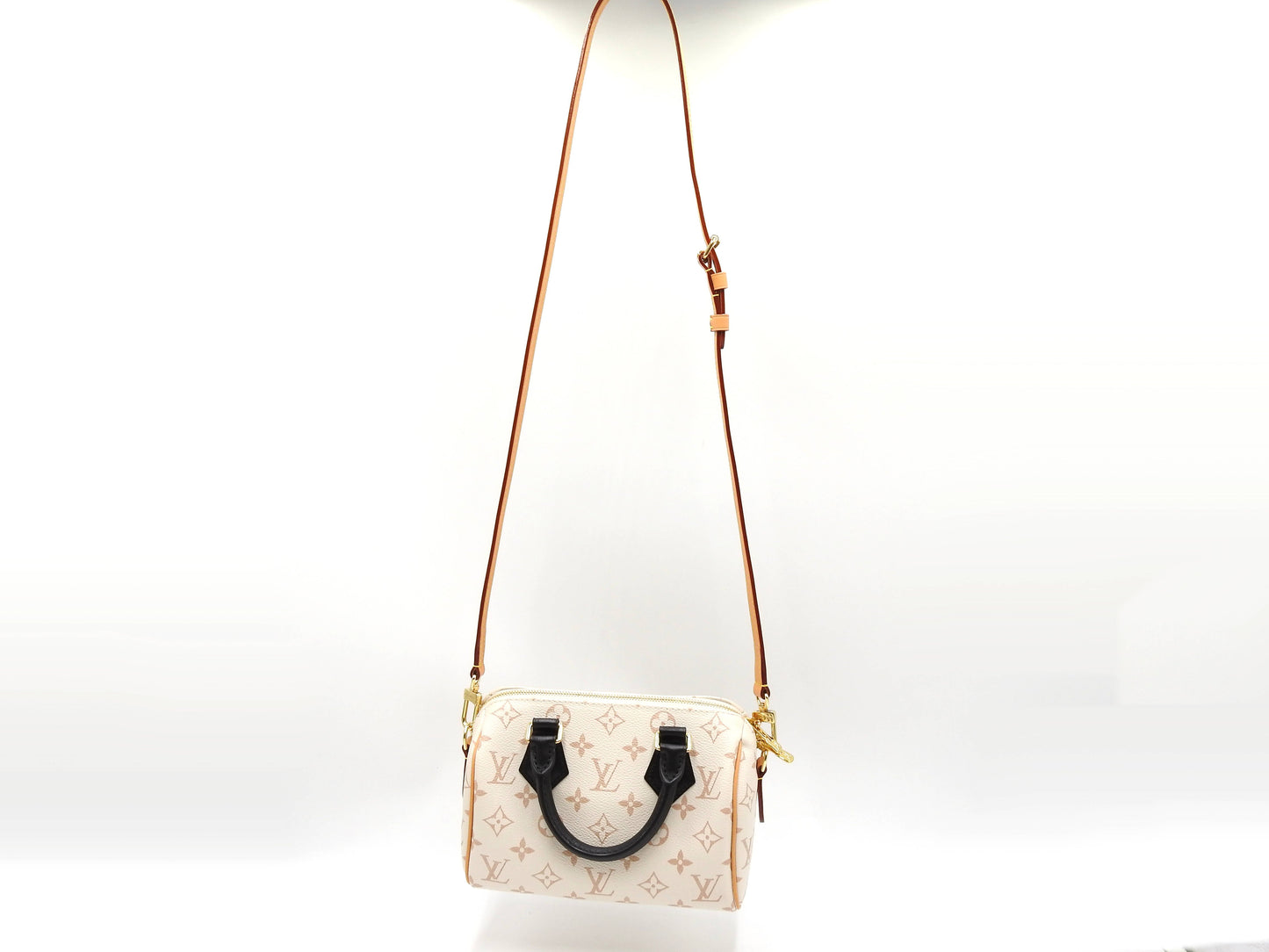 LOUIS VUITTON Monogram Dunne Speedy 20 Bandouliere 2way Hand Bag M46906