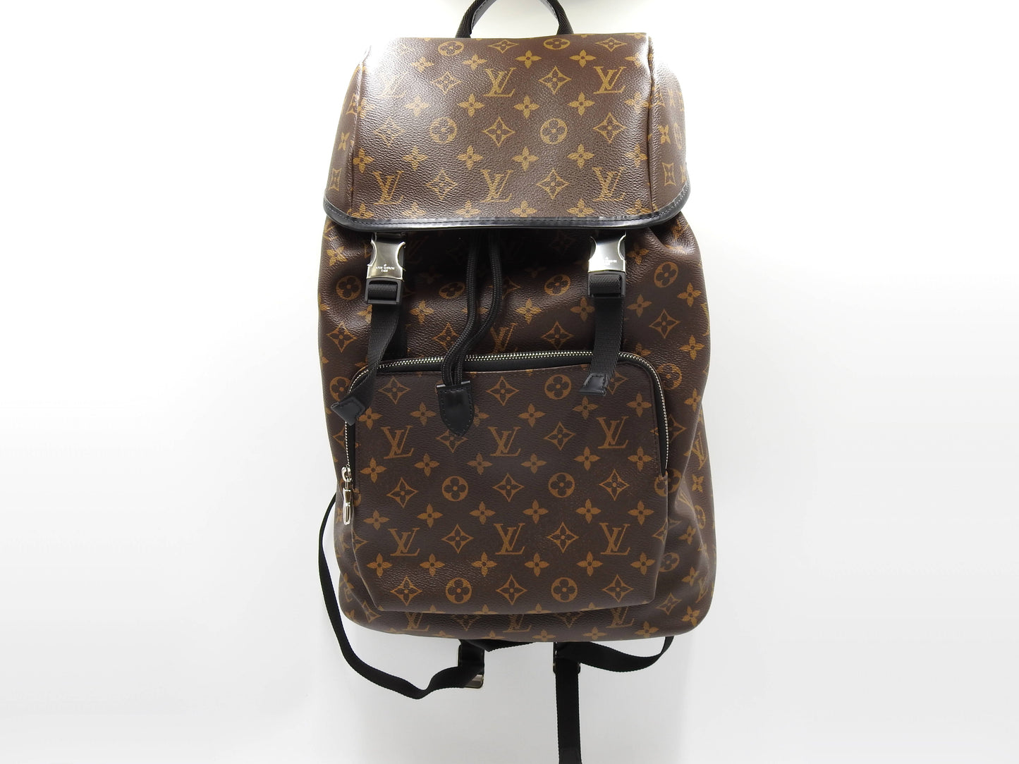 LOUIS VUITTON Monogram Macassar Zack Men's Backpack Bag M43422