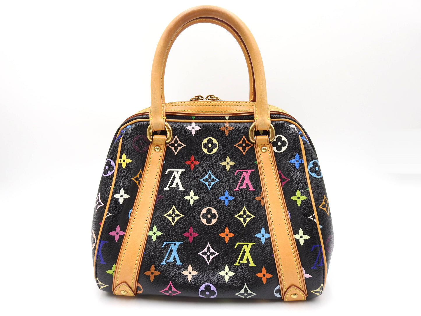 LOUIS VUITTON Priscilla Hand Bag Multicolor Noir Black M40097