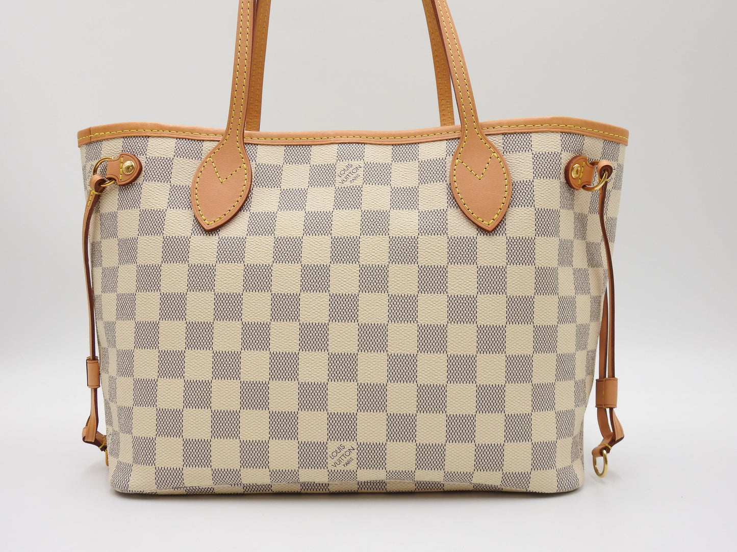 LOUIS VUITTON Damier Azur Neo Neverfull PM Shoulder Tote Bag M41362