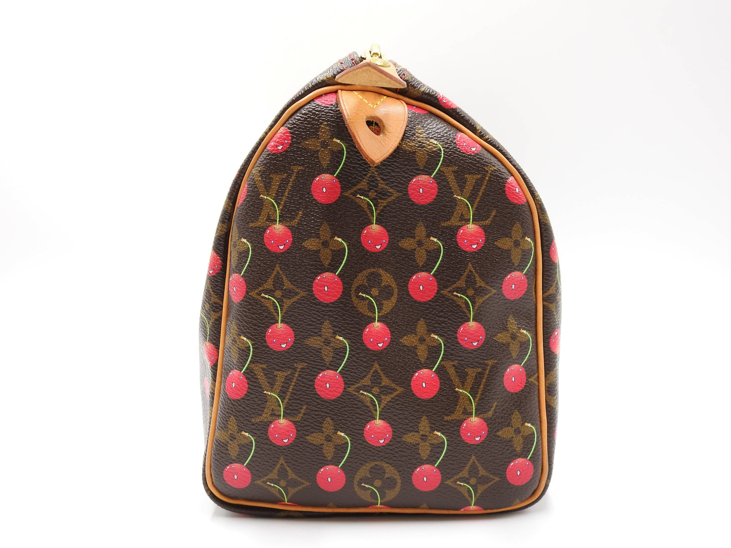 LOUIS VUITTON Monogram Cherry Speedy 25 Hand Bag Boston Bag Canvas M95009