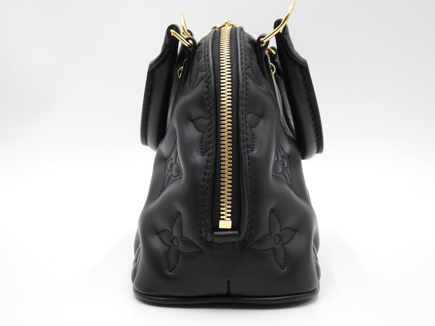 LOUIS VUITTON Alma BB 2way Shoulder Hand Bag Bubblegram Black M59793