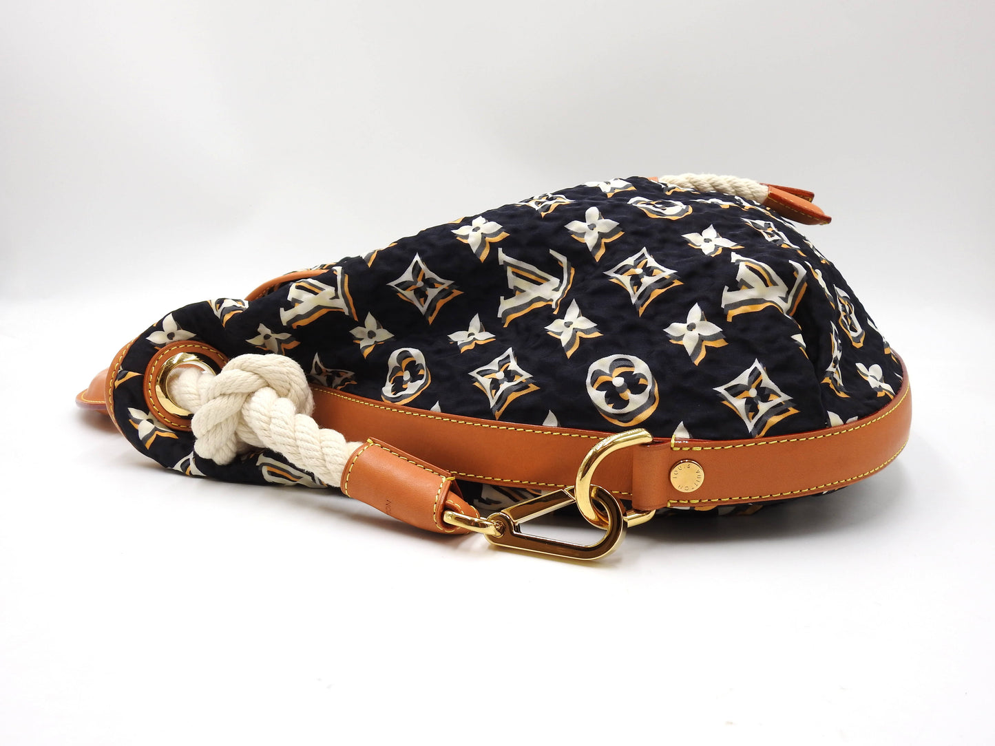 LOUIS VUITTON Bulle MM Shoulder Bag Monogram Marine Navy Nylon M40235