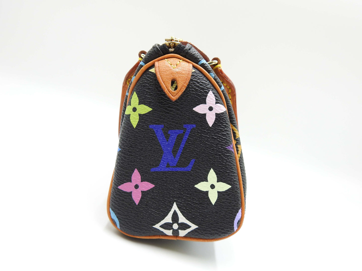 LOUIS VUITTON Monogram Mini Speedy Hand Bag Multicolor Noir M92644