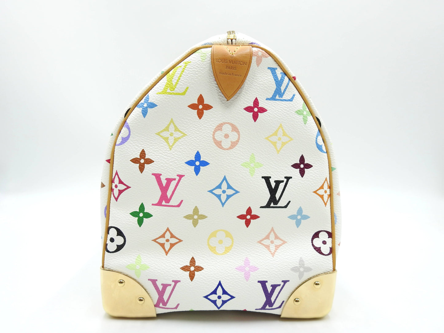 LOUIS VUITTON Speedy 30 Boston Hand Bag Multicolor Bron White M92643