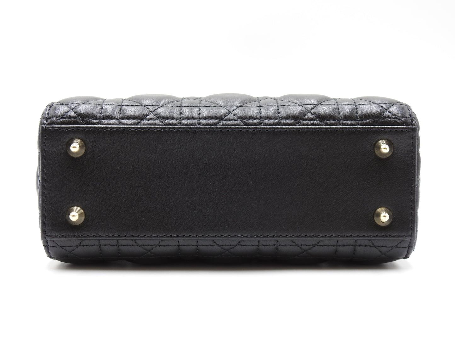Christian Dior My Abc Lady Dior Small Shoulder Hand Bag Lambskin Black
