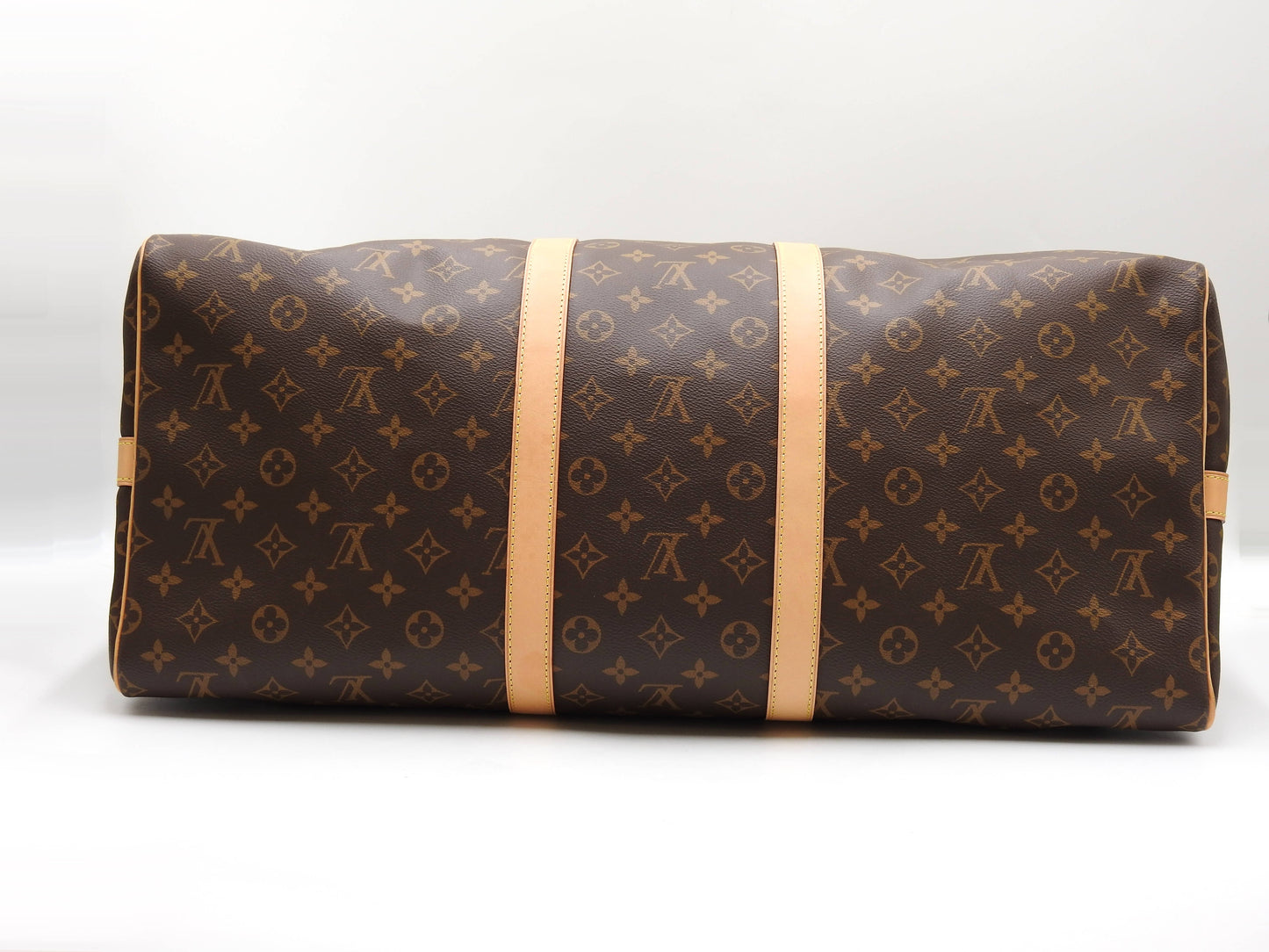 LOUIS VUITTON Monogram Keepall Bandouliere 55 Travel Boston Bag M41424