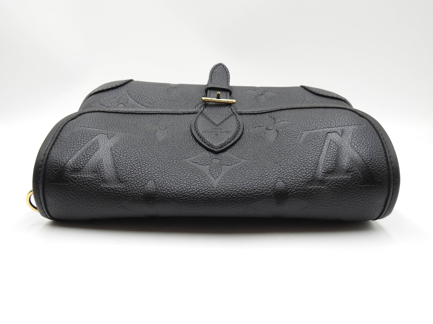 LOUIS VUITTON Monogram Empreinte Diane Shoulder Hand Bag Black M46386