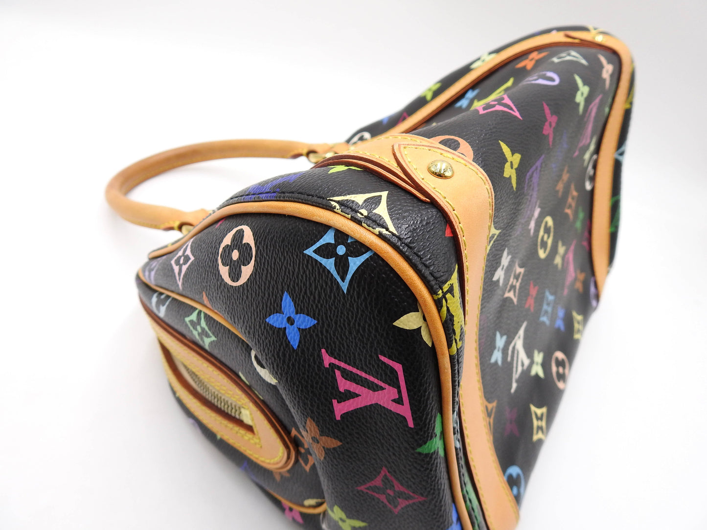 LOUIS VUITTON Priscilla Hand Bag Multicolor Noir Black M40097