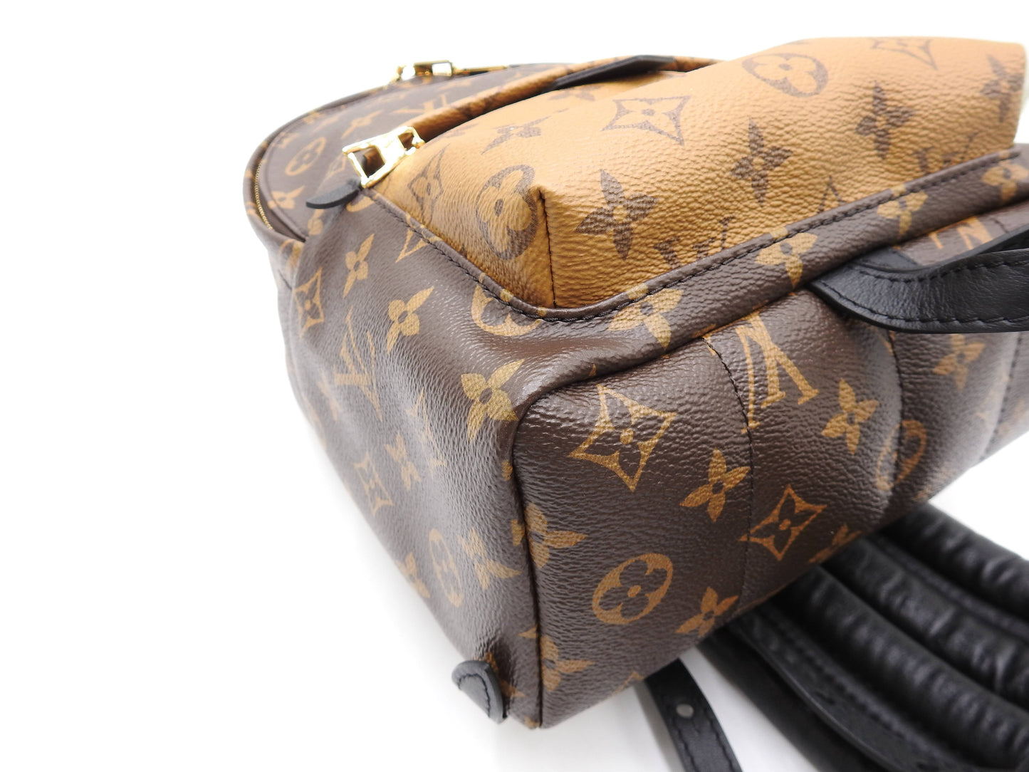 LOUIS VUITTON Monogram Reverse Palm Springs Backpack Bag PM M44870