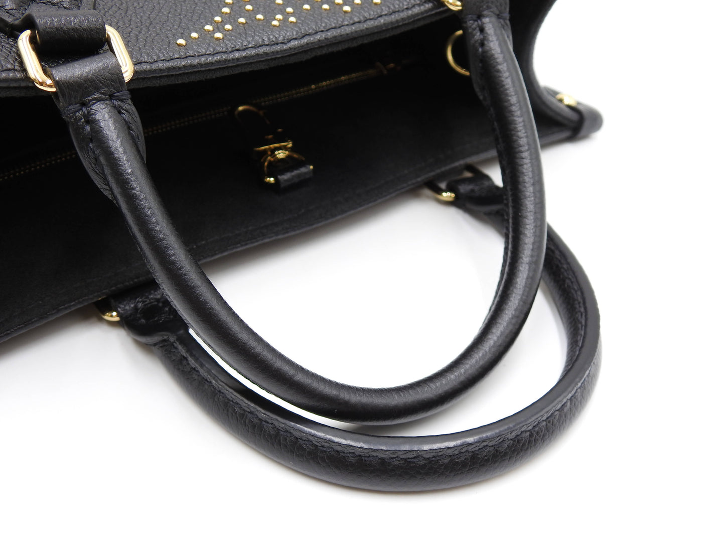 LOUIS VUITTON Monogram Empreinte Studded Giant OnTheGO PM Hand Bag M46733